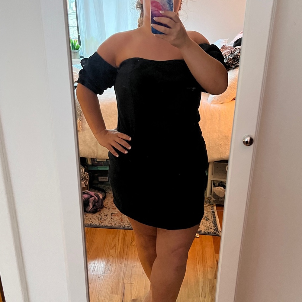 Sexy Denim Off-the-shoulder Dress